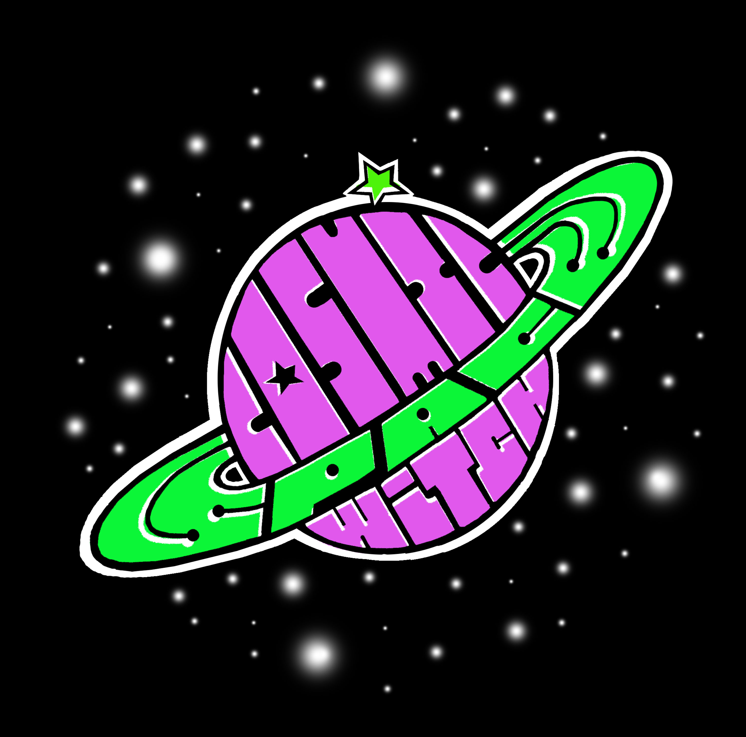 The Cosmic Space Witch logo